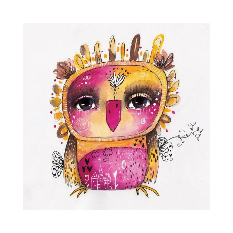 Qb Rosie by Tamara Laporte - Print on Canvas, Wrapped Canvas, 30.48 cm H x 30.48 cm W