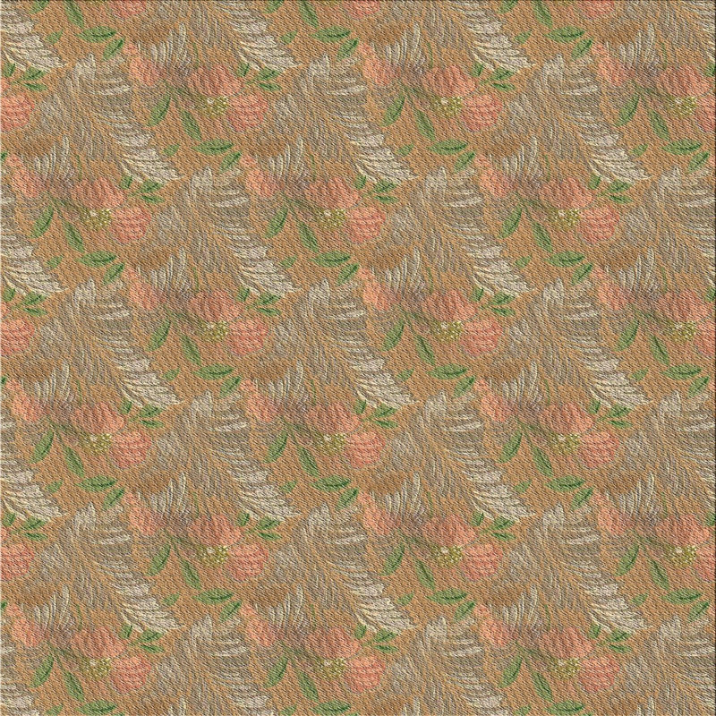 Tapis brun / gris Alberich, Carré 6 pi