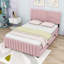 Lit plateforme tapissier avec lit gigogne-130022593