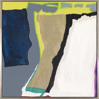 «In Entre II», peinture sur toile à cadre flottant