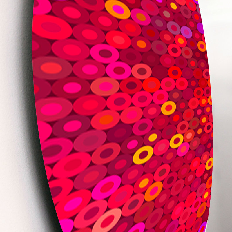 Ensemble de 3 décorations murales circulaires au design rétro III