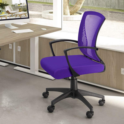 Chaise de bureau nervurée