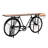 Console en bois massif de 73 po