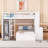 Hasel L Shaped Bunk Bed with Desk, Bookcase and Wardrobe-633294466-642342476