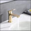 Robinet de lavabo à poignée simple-119318038