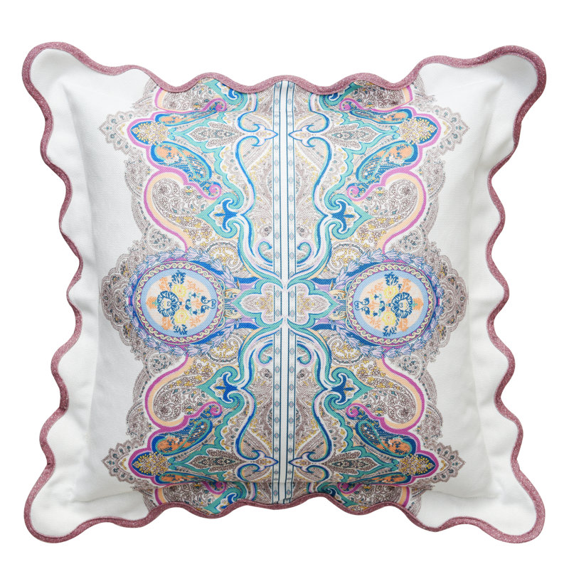 Coussin en duvet Tamara Day for Stylecraft Heather - multicolore - 22 po x 22 po, Blanc, H 20 po x l 20 po
