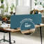 Séparateur de bureau debout, écran diviseur de table portable pour bureau, salle de classe, bureau, anti-rayures, saphir 48 po x 18 po-430302053