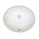 Plaisir® Ceramic Undermount Bathroom Sink with Overflow
