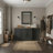 Malyha Farmhouse Louvered 4 Door Accent Sideboard-91884724