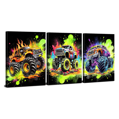3 Piece Wrapped Canvas Wall Art