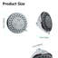 Pomme de douche à haute pression avec 3 modes de jet, pomme de douche à pluie fixe de 4 pouces avec rotule pivotante réglable, accessoires de salle de bain-124900023