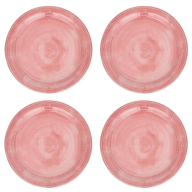 Berry & Thread Melamine Dinner Plate, Coral