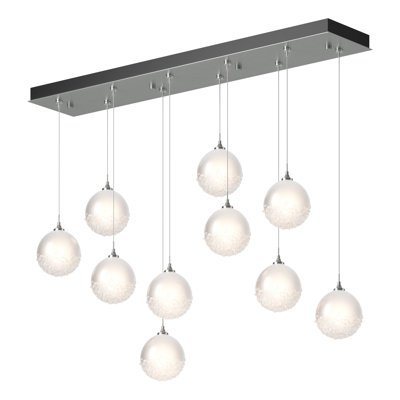 Luminaire suspendu pour îlot de cuisine à 10 lumières Fritz