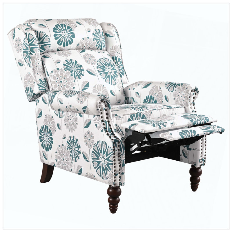 Single Sofa Chair With Sturdy Birch Legs (Gourd-Shaped Front, Bent Rear) For Stability, Ergonomic Comfort With Spacious Wingback And Contoured Backrest