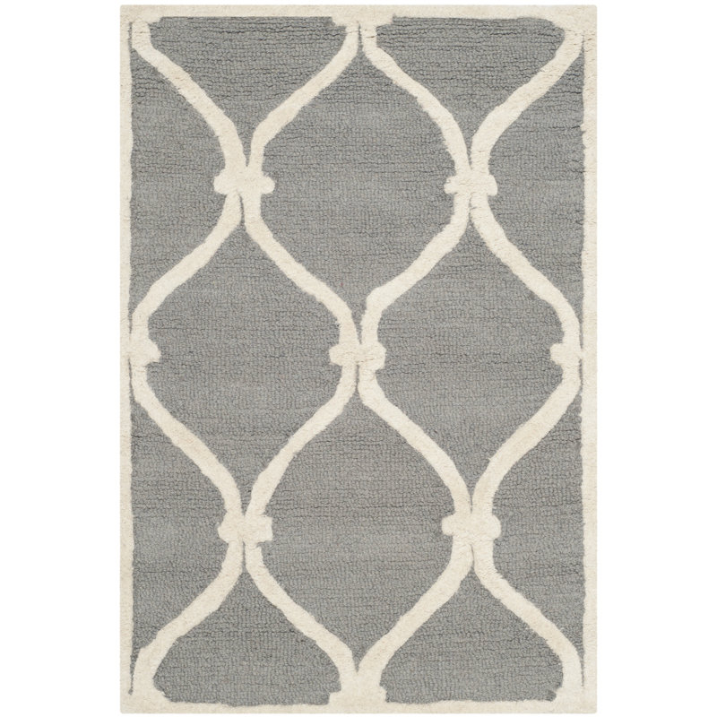 Tapis en laine touffeté à la main Cannen, Rectangle de 2 pi x 3 pi