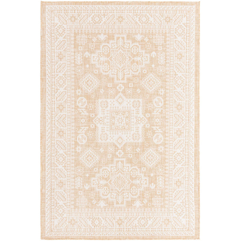 Outdoor Chand Rug Orange Color, Rectangle 5'3" x 7'10"