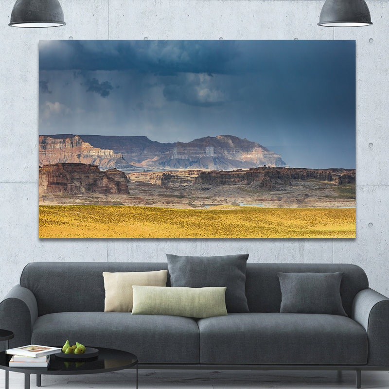 « lake powell panorama », reproduction de photo sur toile tendue, H 20 po x l 20 po x P 1 po
