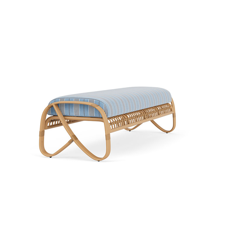 Riviera Outdoor Bench, Hansen Sky