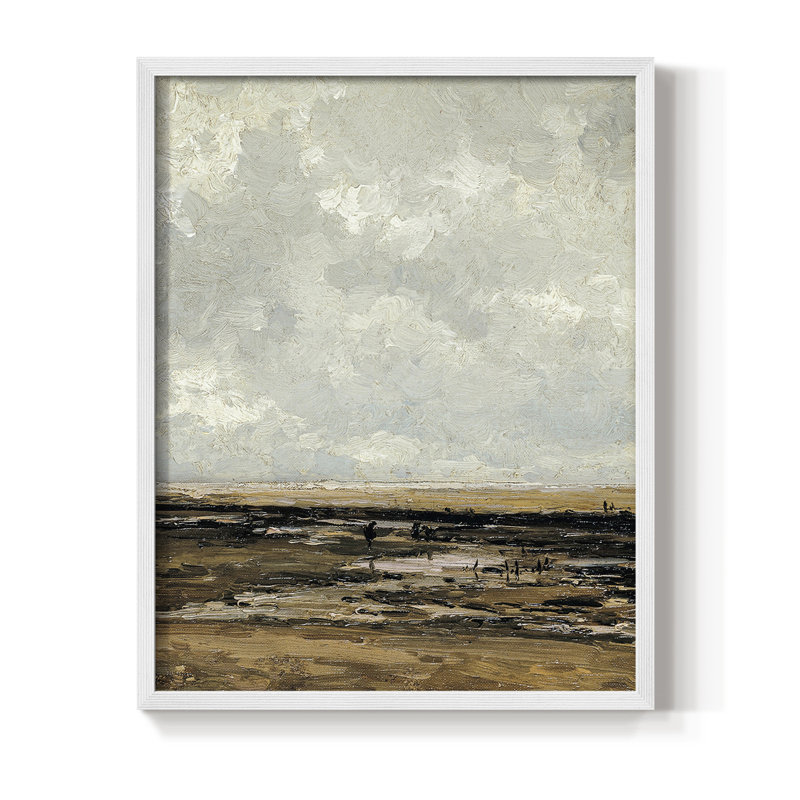 Impression encadrée rétro vintage nautique XXXVI - bois massif, H 21 po x l 17 po, Blanc