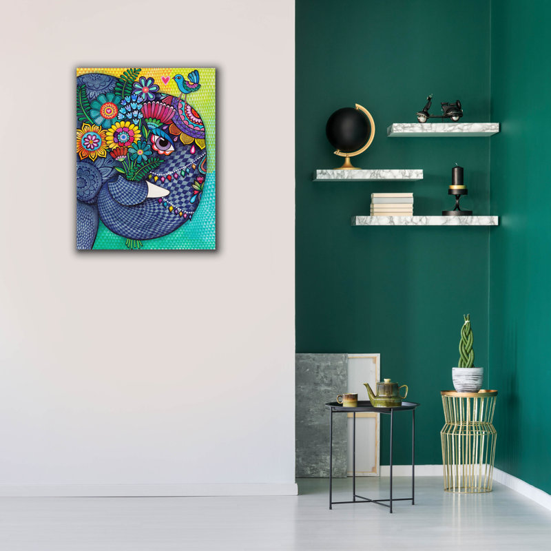 «For My Friend» par Hello Angel, art mural sur toile, H 34 po x l 26 po x P 1,5 po