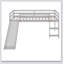 Lit mezzanine avec glissade, conception multifonctionnelle-1061139399