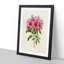 Illustration of a Bunch of Pink Azaleas - Picture Frame Painting Print-55579219-55579216