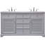 Ensemble de meuble-lavabo double 60 po Closter-356978303