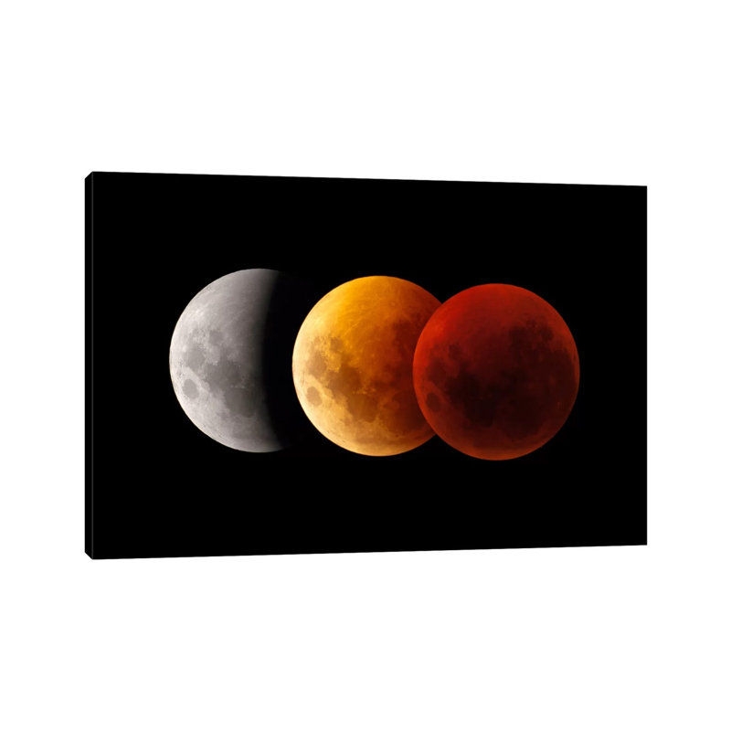 Composite Image Of Lunar Eclipse II by Philip Hart - Wrapped Canvas Print, 66.04 cm H x 45.72 cm W x 3.175 cm D