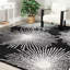 Tapis noir en laine touffeté à la main Amier-1457385876