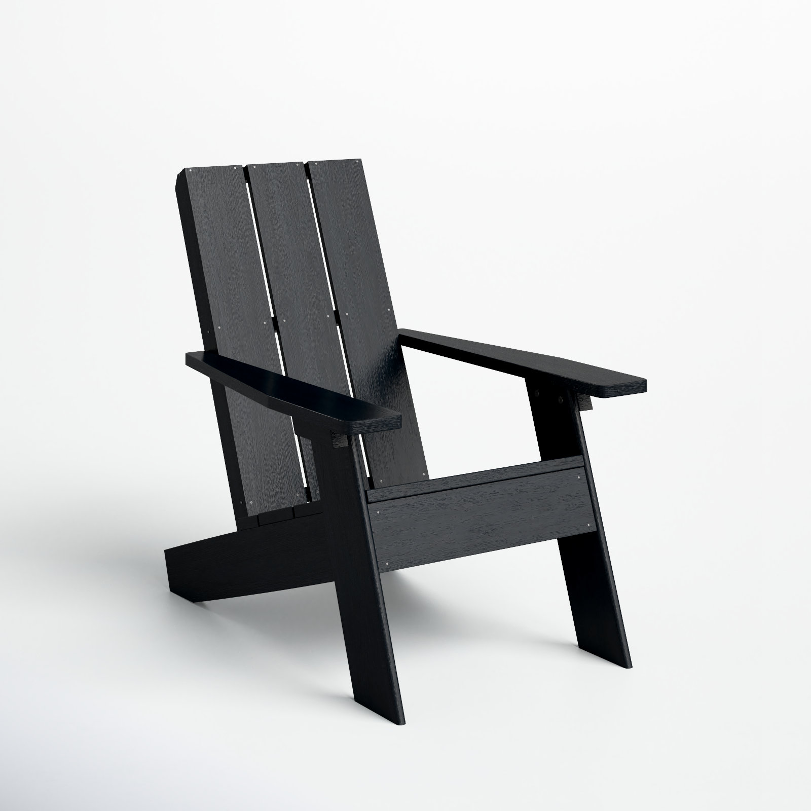 Byrnes Outdoor Adirondack Chair, Black