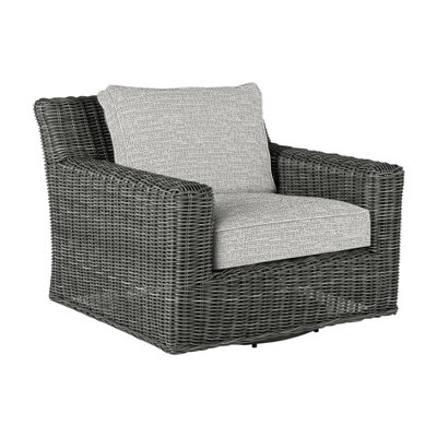 Rustic Patio Armchair with Cushions