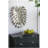 24.8x17.3x2" Gold Monstera Leaf Wall Décor-1670258499