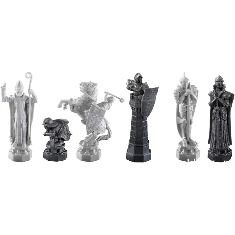 Harry Potter Wizard Chess Set with Black and White Square Board