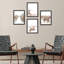 «Winter Country Farm», ensemble de 4 moulins à vent, décorations murales encadrées sur papier, impression 4 pièces-93012455-93012458
