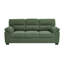 Canapé 3 places, canapé rembourré vert foncé, mobilier de salon moderne-29974171