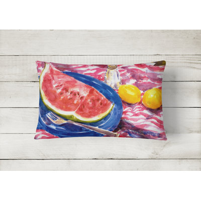 Coussin intérieur/extérieur pastèque