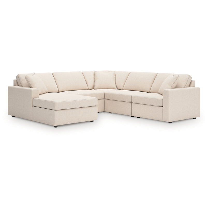Canapé modulaire 5 pièces avec méridienne Modmax, Orienté à gauche (vu de face)