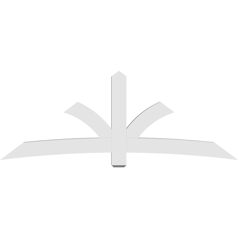 Support pour pignon Davenport, H 36 po x l 96 po (pas: 9/12), P 4 po x F 6 po, PVC