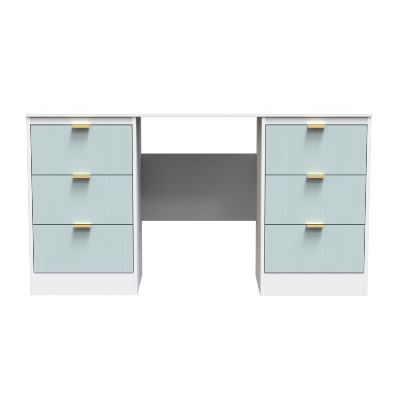 Berklie Dressing Table, Duck/White