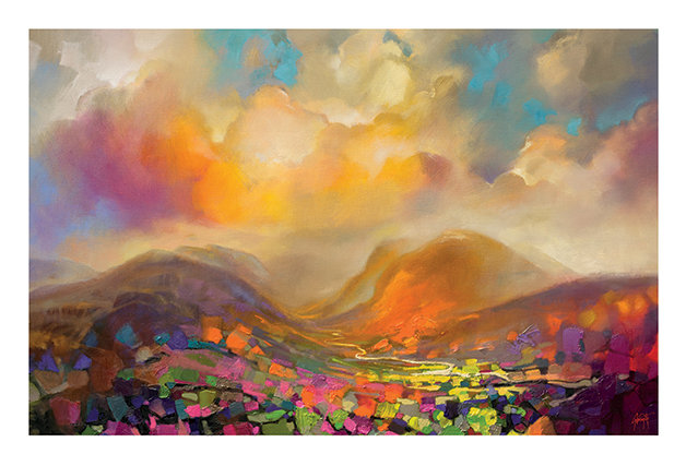 Nevis Range Colour 1 Piece Painting, 60cm H x 80cm W, Paper
