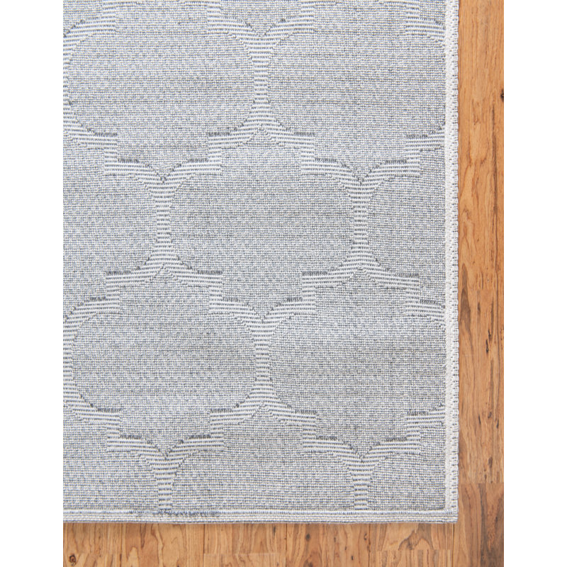 Vercher Cotton Geometric Indoor Rug, Rectangle 2'2" x 3'