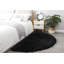 Tapis noir à longs poils Varina Collection-1946766503