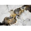 Abstrait & # 038; Papier peint amovible doré-1740351016