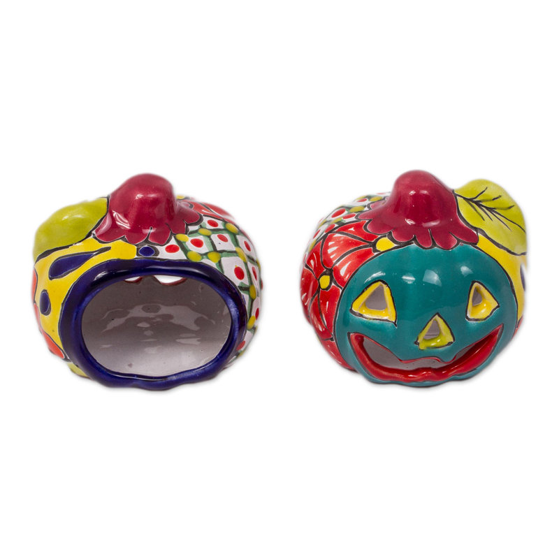 Ensemble de 2 bougies chauffe-plat en céramique