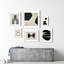 Neutral Shapes  - set of 6  by 1x Studio, Urban Road Framed Wall Art Prints-61825530-61825529
