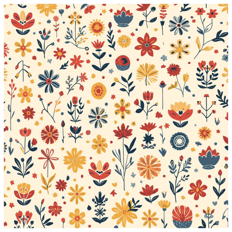 Floral Botanical Pattern Comforter, Twin