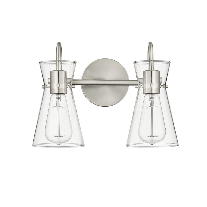 Stalcup 2 - Light Dimmable Bathroom Vanity Light, Brushed Nickel