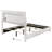 High Gloss Wood Full LED Panel Bed