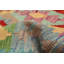 Tapis orange unique 5 pi 1 po x 6 pi 7 po Chualar