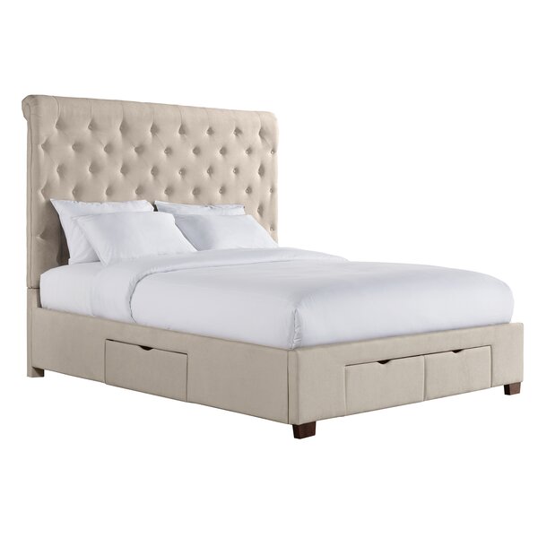 Red Barrel Studio® Jeremiah Upholstered Storage Bed & Reviews | Wayfair